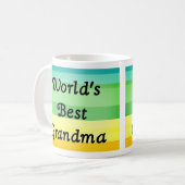 Die beste Oma-Tasse der Welt Kaffeetasse (Vorderseite Links)