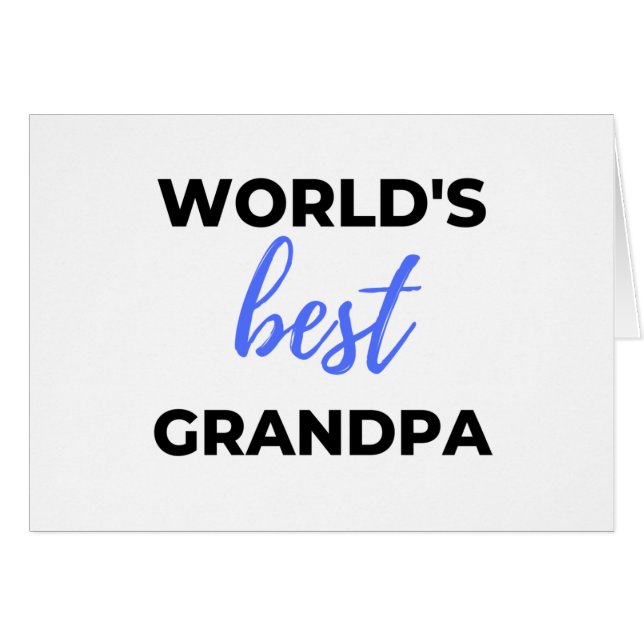 Die beste Opa bl (Vorderseite (Horizontal))