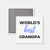 Die beste Opa bl Magnet (Vorderseite/Rückseite)