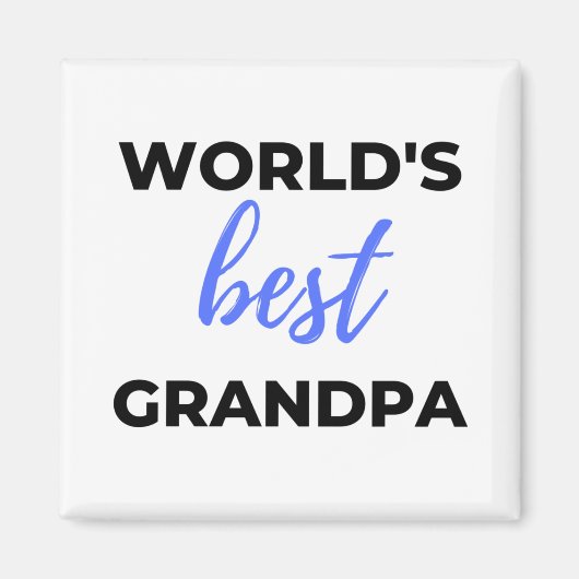 Die beste Opa bl Magnet (Vorne)