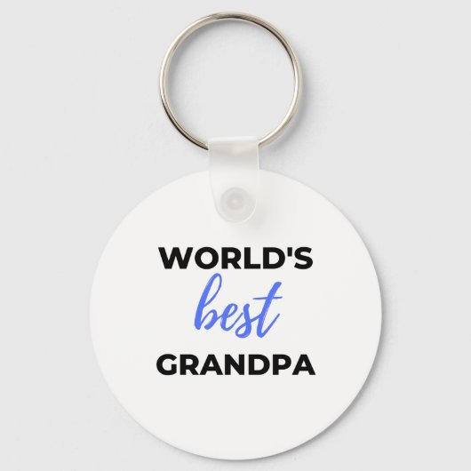 Die beste Opa bl Schlüsselanhänger (Vorderseite)