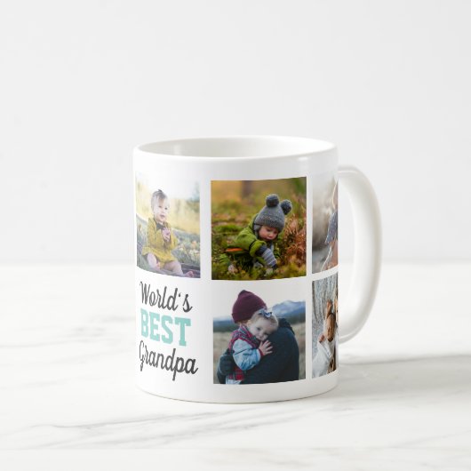 Die beste Opa Custom Foto Tasse der Welt (VorderseiteRechts)
