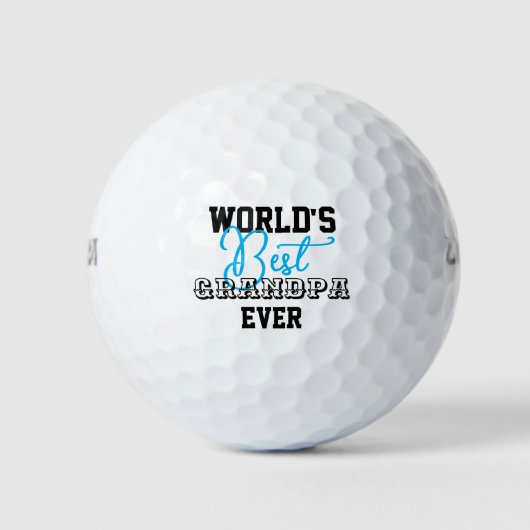Die beste Opa der Welt je Golfball (Vorderseite)