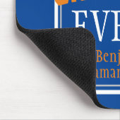 Die beste Opa je Typografie Blue Mouse Pad Mousepad (Ecke)
