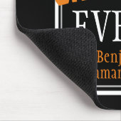 Die beste Opa je Typografie schwarz Mousepad (Ecke)