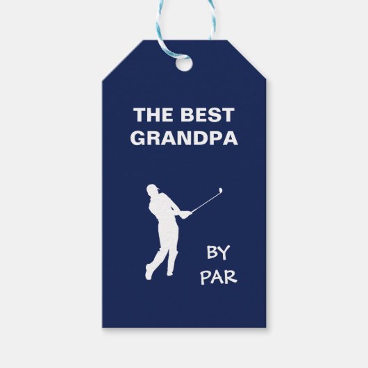 Die beste Opa Par Golf Grand Pub Golfer Geschenkanhänger (Vorderseite)