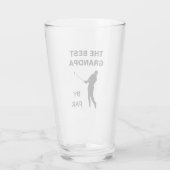 Die beste Opa Par Golf Grand Pub Golfer Glas (Rückseite)