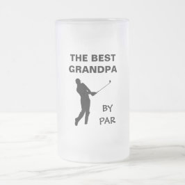 Die beste Opa Par Golf Grand Pub Golfer Mattglas Bierglas