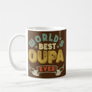 Die beste Oupa der Welt je Funny South African Kaffeetasse