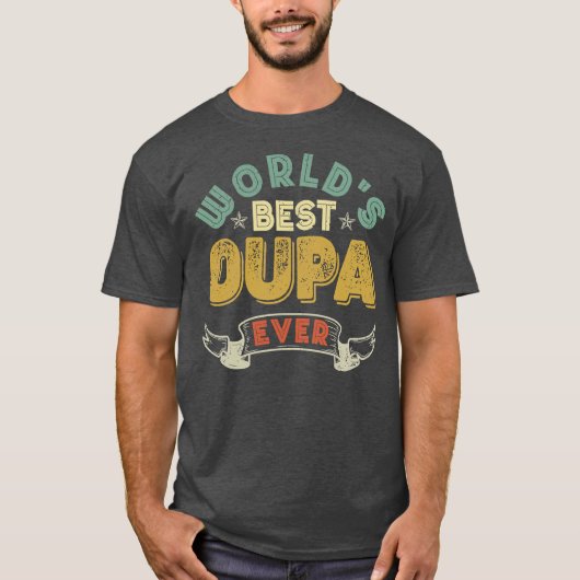 Die beste Oupa der Welt je Funny South African T-Shirt (Vorderseite)