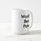 Die beste Pake der Welt - Tasse der friesischen Fl (VorderseiteRechts)