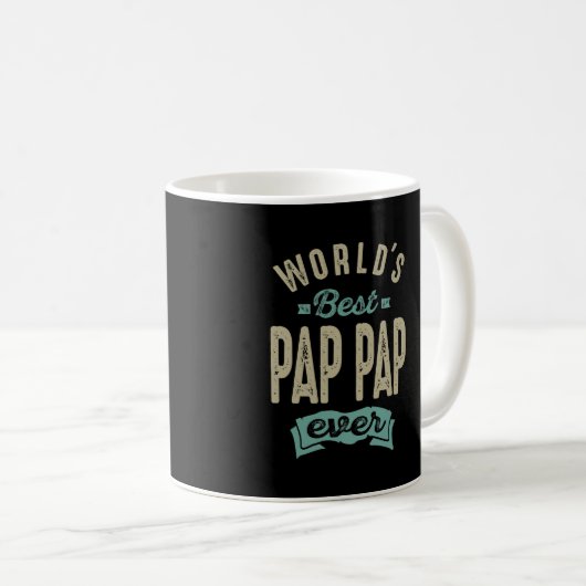 Die beste Pap-Pole der Welt Kaffeetasse (VorderseiteRechts)