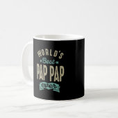 Die beste Pap-Pole der Welt Kaffeetasse (Vorderseite Links)