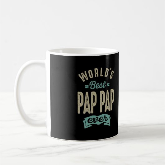 Die beste Pap-Pole der Welt Kaffeetasse (Links)