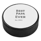 Die beste Papa aller Zeiten. Datum hinzufügen Name Eishockey Puck (3/4)