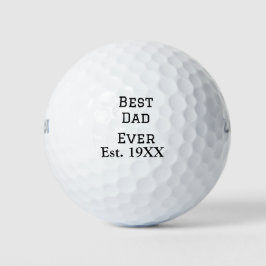 Die beste Papa aller Zeiten. Datum hinzufügen Name Golfball