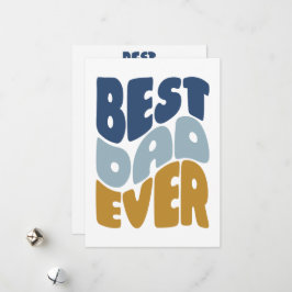 Die beste Papa-Tageskarte für den Vater Feiertagskarte