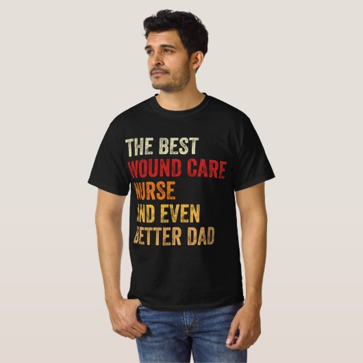 Die beste Pflegekraft und noch besser der Vater T-Shirt (Vorne ganz)