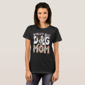 Die beste Pit Bull Mama Leopard Mother's Da T-Shirt (Vorne ganz)