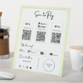 Die beste QR-Code-Zahlung per Telefon-Preisschild Sockelschild (In Situ)