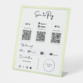 Die beste QR-Code-Zahlung per Telefon-Preisschild Sockelschild