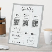 Die beste QR-Code-Zahlung per Telefon-Preisschild Sockelschild (In Situ)