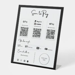 Die beste QR-Code-Zahlung per Telefon-Preisschild Sockelschild