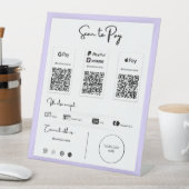 Die beste QR-Code-Zahlung per Telefon-Preisschild Sockelschild (In Situ)