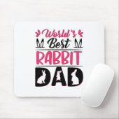 Die beste Rabbit Vater-Tochter-Mutter-lustig Mousepad (Mit Mouse)