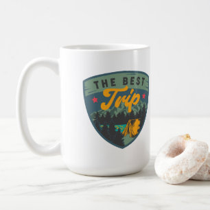 Die beste Reise - Camping Tasse