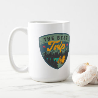 Die beste Reise - Camping Tasse
