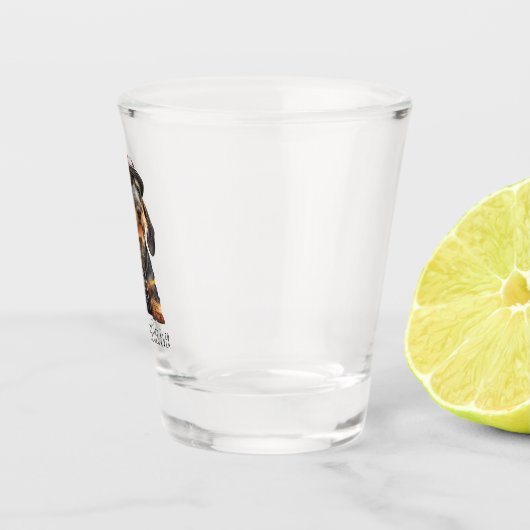 Die beste Retter-Dackel aller Zeiten Schnapsglas (Rechts)