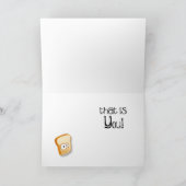 Die beste Sache seit geschnittenem Brot Dankeskarte (Innenseite)