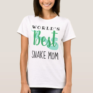 Die beste Schlange-Mama der Welt (angepasster Text T-Shirt