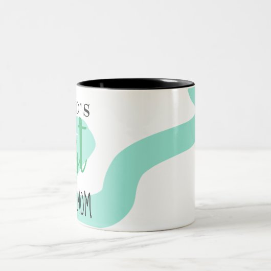 Die beste Schlange-Mama der Welt - Anpassbar Zweifarbige Tasse (Mittel)