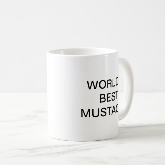 Die beste Schnurrbart-Tasse der Welt Kaffeetasse (VorderseiteRechts)