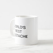 Die beste Schnurrbart-Tasse der Welt Kaffeetasse (Vorderseite Links)