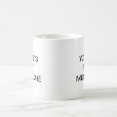 Die beste Schnurrbart-Tasse der Welt Kaffeetasse (Mittel)