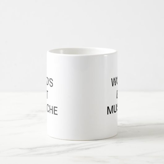 Die beste Schnurrbart-Tasse der Welt Kaffeetasse (Mittel)
