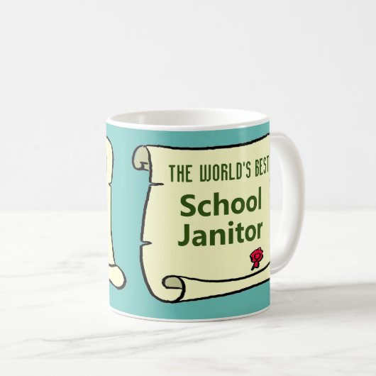Die beste Schule der Welt. Kaffeetasse (VorderseiteRechts)