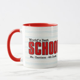 Die beste Schullehrerin der Welt spricht in meinem Tasse