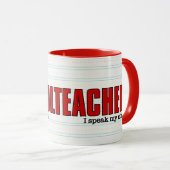 Die beste Schullehrerin der Welt spricht in meinem Tasse (VorderseiteRechts)