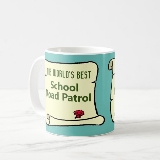 Die beste Schulstraße der Welt. Kaffeetasse (Vorderseite Links)