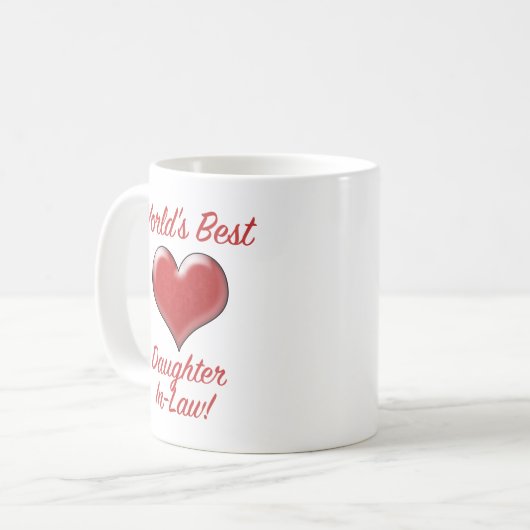 Die beste Schwägerin der Welt Kaffeetasse (Vorderseite Links)