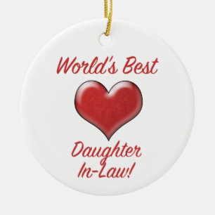 Die beste Schwägerin der Welt Keramik Ornament