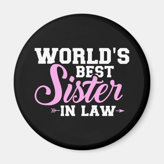Die beste Schwägerin der Welt Magnet (Vorne)