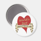 Die beste Schwägerin der Welt Magnet (Vorderseite/Rückseite)