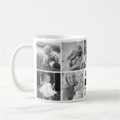 Die beste Schwarz-Weiß-FotoCollage der Welt Kaffeetasse (Links)