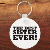 Die beste Schwester aller Zeiten Schlüsselanhänger (Vorderseite)