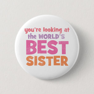 Die beste Schwester der Welt Button